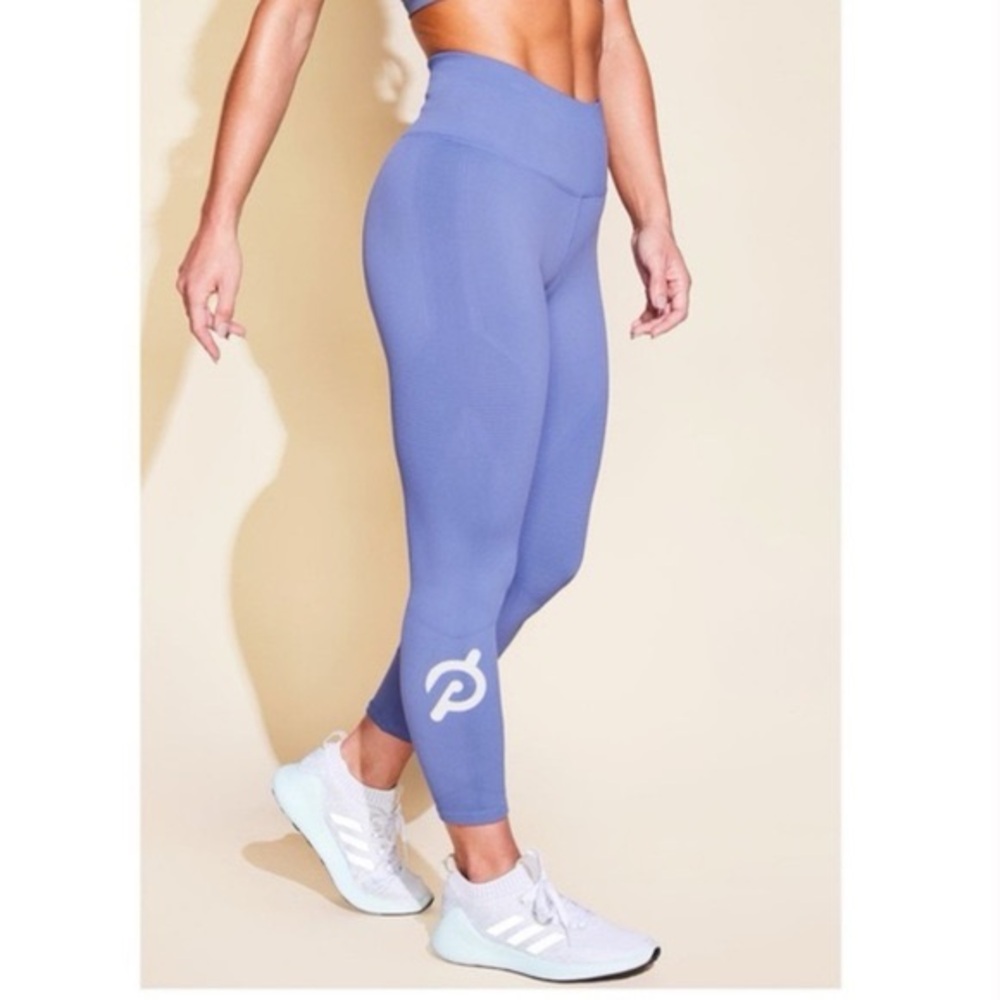 NUX Peloton Purple Seamless 7/8 Shapeshifter Leggings Size Large